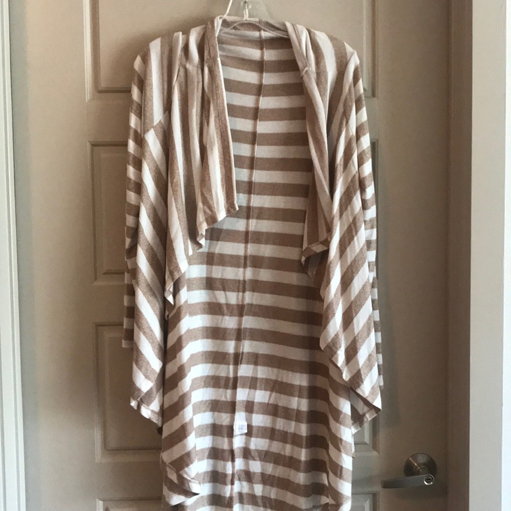 Light weight striped cardigan